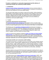 National Forestry Stakeholder Group discussion paper  - Delivering local community benefits and wealth building - 14 March 2023